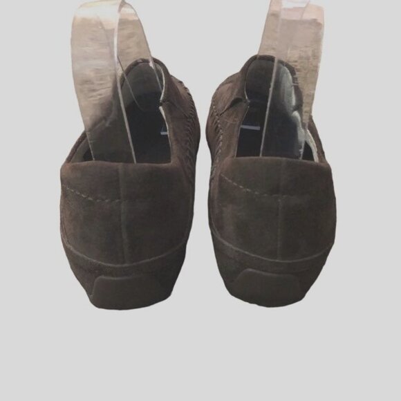 Merrell Wild Senna Brown Suede Slip-On Shoes Womens 8.5 Moccasin Style - Picture 3 of 12